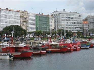 Harbour in A Coruna